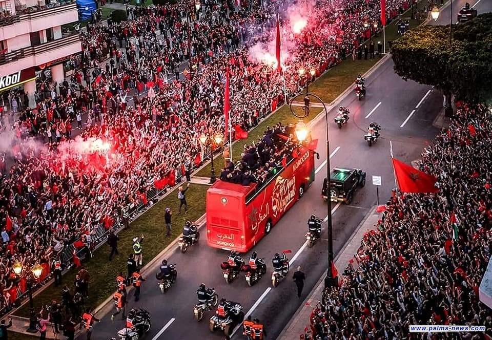 هكذا استقبل المغرب أسود الأطلس